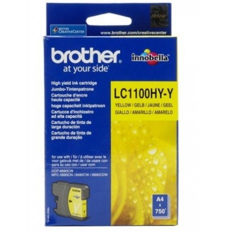 BROTHER LC-1100HYY TONER HIGH YELL. 750P