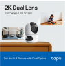 TP-LINK Tapo C245D | Dual Lens Pan/Tilt Security Camera | Dome | 3 MP | 3.1mm/F1.6 | MicroSD Card up to 512 GB