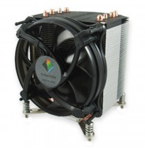 Inter-Tech K-17 Processor Cooler 9.2 cm Aluminium, Black