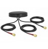 DELOCK Antenne LTE MIMO WLAN 802.11 3xSMA-St RG-174 1,0m sw