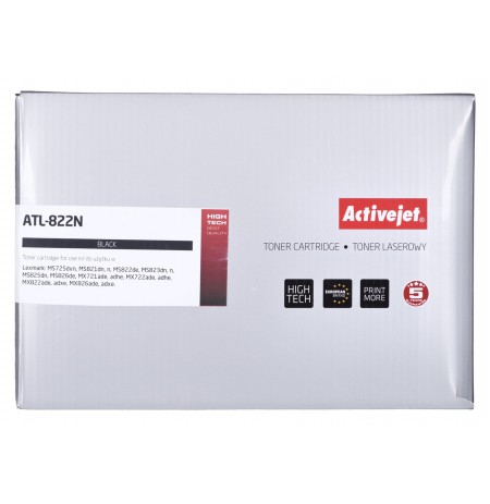 Activejet ATL-822N for Lexmark printers, Lexmark replacement 58D2H00, Supreme, 15000 pages, black)