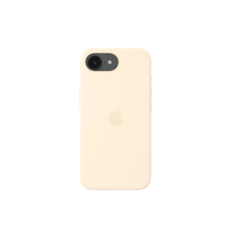Apple iPhone 17e Silicone Case with MagSafe – Vanilla | Apple