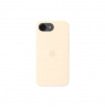 Apple iPhone 17e Silicone Case with MagSafe – Vanilla | Apple