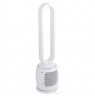 Adler Bladeless Fan | AD 7344 | Tower Fan | White | Diameter 23 cm | Number of speeds 3 | Oscillation | 60 W | Remote control