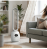 Adler Bladeless Fan | AD 7344 | Tower Fan | White | Diameter 23 cm | Number of speeds 3 | Oscillation | 60 W | Remote control