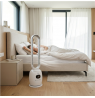 Adler Bladeless Fan | AD 7344 | Tower Fan | White | Diameter 23 cm | Number of speeds 3 | Oscillation | 60 W | Remote control
