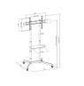 Sunne Floor stand | S1122 TV cart | 37-70 " | Maximum weight (capacity) 45 kg | Black