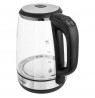 Sencor SWK 2090BK electric kettle 2 L 2200 W Black, Stainless steel, Transparent