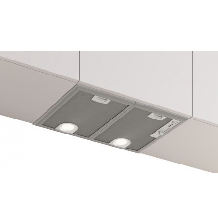 Bosch Serie 4 DHL555BM cooker hood Built-in Metallic, Silver 604 m³/h