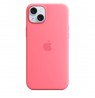 Silicone Apple case w/ MagSafe Pink for iPhone