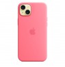 Silicone Apple case w/ MagSafe Pink for iPhone