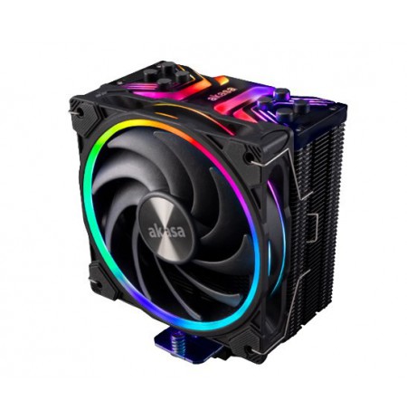 Akasa SOHO H4 plus CPU Kühler, ARGB - 120mm