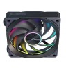 Seasonic MagFlow ARGB Computer case Fan 12 cm Black 3 pc(s)