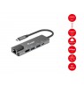 Equip Dock  5-1 USB-C-daugiau HDMI,2xUSB-A,GbE,100W USB-C     0.25m