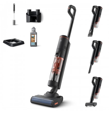 Philips 6000 series XW6264/11 stick vacuum/electric broom Battery Dry&wet Cyclonic Bagless Grey