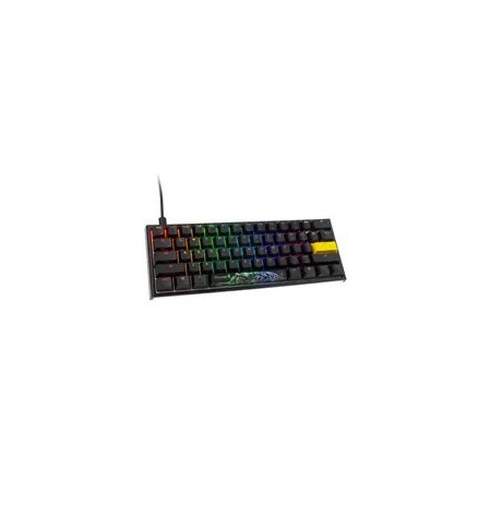 Ducky One 2 Pro Mini Gaming Keyboard, RGB LED - Cherry Silent Red (US)