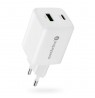 Charger 1 x USB Quick Charge 4.0, 1 x USB-C 45W white