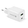 Charger 1 x USB Quick Charge 4.0, 1 x USB-C 45W white