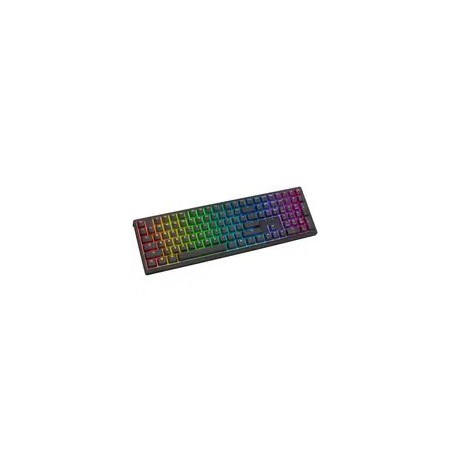 Ducky Zero 6108 Classic Black Wireless Gaming Keyboard - MX2A Speed-Silver (US)