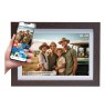 Denver photo frame with FRAMEO 10.1" 16GB dark wood