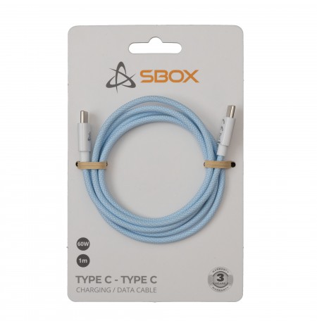 Sbox TYPE-C-1-BL Type C - Type C M/M 1m Blue