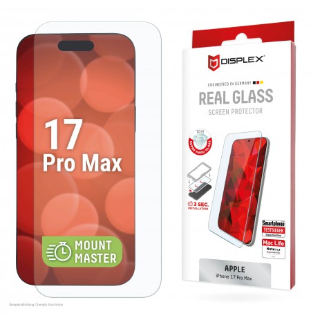 Apple iPhone 17 Pro Max Real Screen Glass MM By Displex Transparent