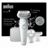 Braun Silk-épil 9 9-061 40 tweezers Silver, White