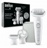 Braun Silk-épil 9 9-061 40 tweezers Silver, White