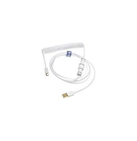 Ducky Coiled Cable - White Edition