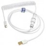 Ducky Coiled Cable - White Edition