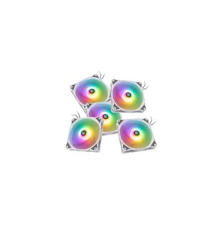 Bitspower Notos RGB PWM Fan, 120mm - White, 5-Pack
