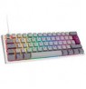 Ducky One 3 Mist Grey Mini Gaming Keyboard, RGB LED - MX-Silent-Red