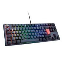 Ducky One 3 Cosmic Blue TKL Gaming Keyboard, RGB LED - MX-Ergo-Clear