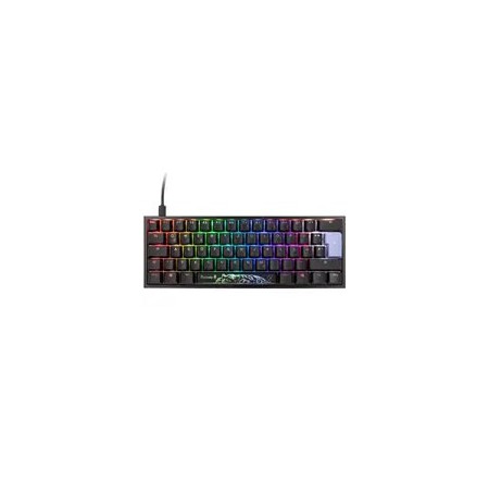 Ducky One 2 Pro Mini Gaming Keyboard, RGB LED - Cherry Silent Red