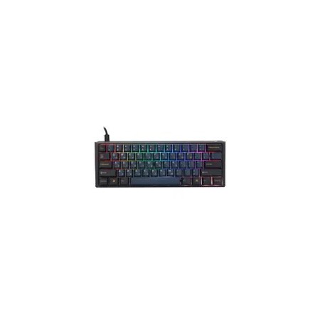 Ducky One 3 Pro Mini Nazca Line Gaming Keyboard, mechanical, 8,000 Hz, Hot Swap, RGB - Cherry MX2A Blue, ANSI (US)