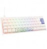 Ducky One 2 Pro Mini White Edition Gaming Keyboard, RGB LED - Cherry Blue