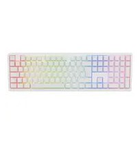 Ducky Zero 6108 Pure White Wireless Gaming Keyboard - MX2A Red (US)