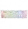 Ducky Zero 6108 Pure White Wireless Gaming Keyboard - MX2A Red (US)