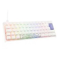 Ducky One 2 Pro Mini White Edition Gaming Keyboard, RGB LED - Cherry Red