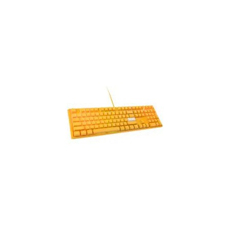 Ducky One 3 Yellow Gaming Keyboard, RGB LED - MX-Blue (US)