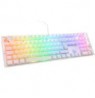 Ducky One 3 Aura White Gaming Keyboard, RGB LED - Kailh Jellyfish Y