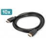 Digitus HDMI High Speed with Ethernet Connection Cable, Pack of 10 pcs