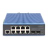 Industrial 8+2 Port L2 Managed Gigabit Switch