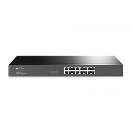 TP-Link TL-SG1016 network switch Unmanaged Gigabit Ethernet (10/100/1000) 1U Black