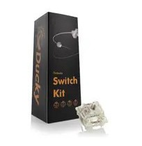 Ducky Gateron G Pro White Switches, mechanical, 3-pin, linear, MX-Stem, 38g - 110 pieces