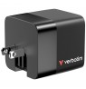 charger Verbatim Gan 65W 2xUSB-C PD, USB-A