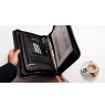 Wedo 58 5001 personal organizer Leather, Nylon Black