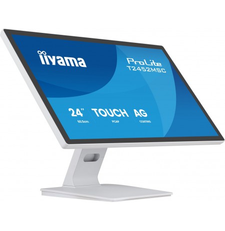 iiyama T2452MSC-W2AG computer monitor 61 cm (24") 1920 x 1080 pixels Full HD LED Touchscreen White