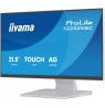 iiyama ProLite T2252MSC-W2AG computer monitor 54.5 cm (21.4") 1920 x 1080 pixels Full HD LCD Touchscreen White