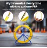 FIBERGLASS CABLE PULLING MACHINE 4.5mm / 100m (REMOTE CONTROL / STEEL) PE + STAND